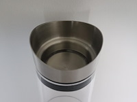 5x glazen migros karaf 1l - afbeelding 2 van  3