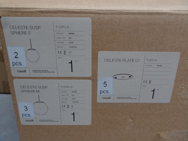 5x hanglamp tossb - afbeelding 2 van  2