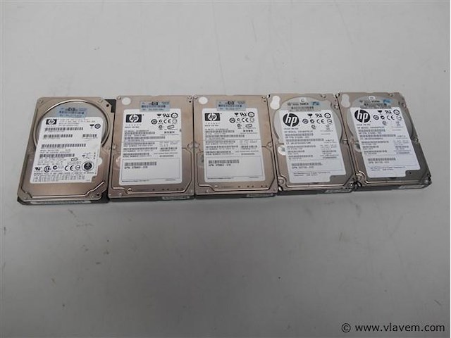 5x hd sas 72/2x300/2x450gb niet getest - afbeelding 1 van  1