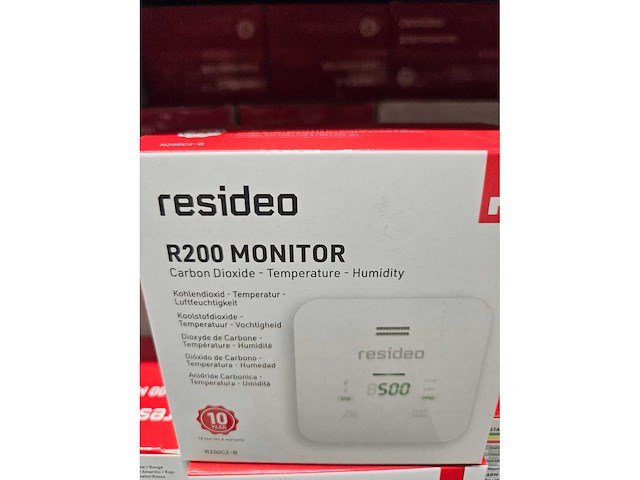 5x honeywel - co2 detector vochtigheid en temperatuur - afbeelding 1 van  2