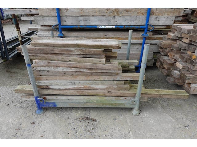 5x houder met hout - afbeelding 3 van  4