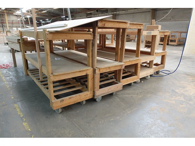 5x houten kar - afbeelding 2 van  4