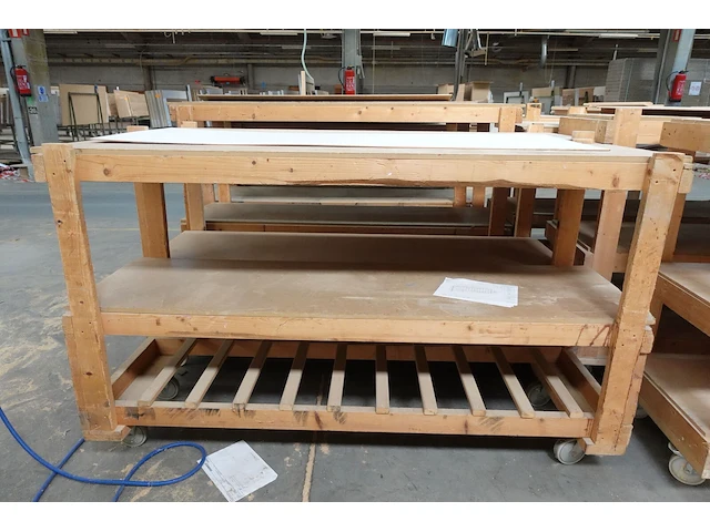 5x houten kar - afbeelding 4 van  4