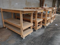 5x houten kar - afbeelding 2 van  3