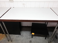 5x houten tafel - afbeelding 3 van  7