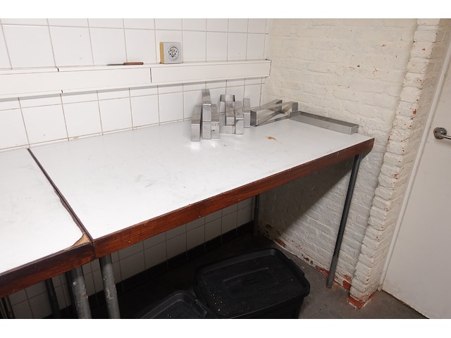 5x houten tafel - afbeelding 4 van  7