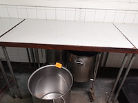 5x houten tafel - afbeelding 5 van  7