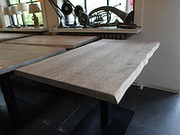 5x houten tafel - afbeelding 3 van  5