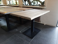 5x houten tafel - afbeelding 4 van  5