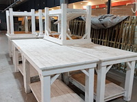 5x houten tafel - afbeelding 1 van  4