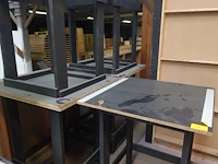 5x houten tafel