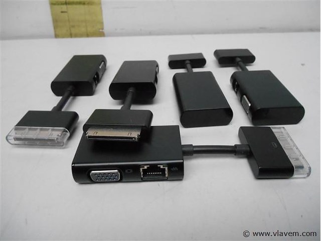 5x hp dock connector naar rj45/vga - afbeelding 1 van  1