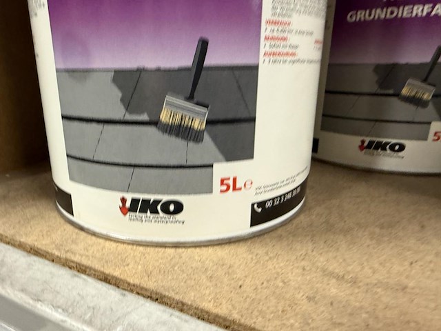 5x iko pro acryl primer 5l & bitumen primer 5l - afbeelding 3 van  8