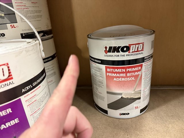 5x iko pro acryl primer 5l & bitumen primer 5l - afbeelding 5 van  8