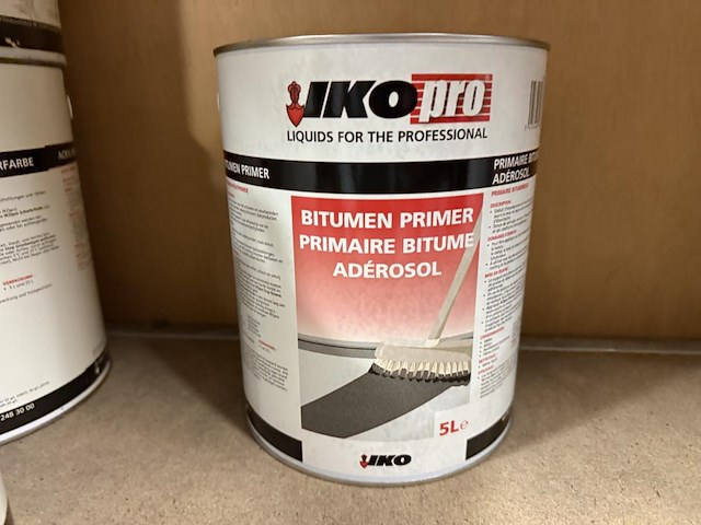 5x iko pro acryl primer 5l & bitumen primer 5l - afbeelding 6 van  8