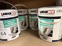 5x iko pro bitumen paint 5l & dakpasta 5kg - afbeelding 2 van  6