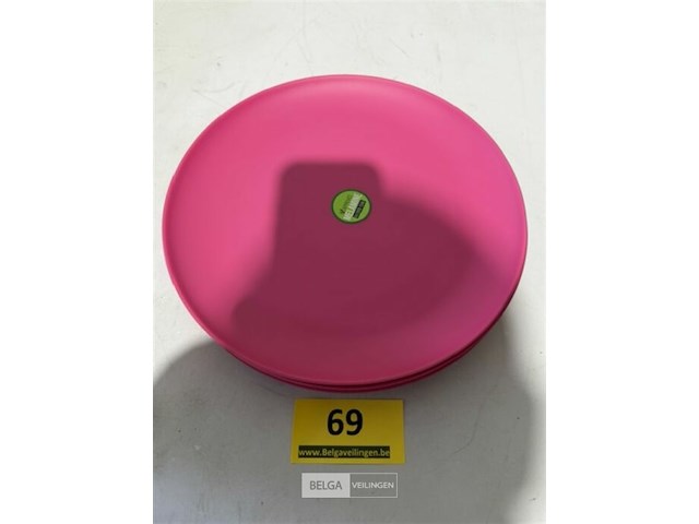 5x kampeerbordjes dia 24cm - afbeelding 3 van  3