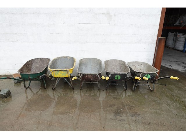 5x kruiwagen - afbeelding 1 van  6