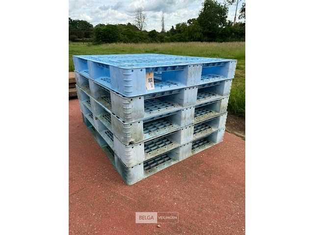 5x kunststof palletten - afbeelding 1 van  2