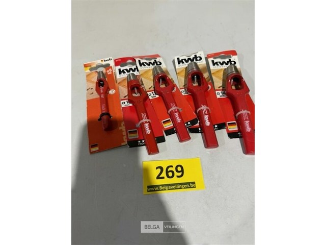 5x kwb holpijp 6mm 2x 12mm 2x 14mm - afbeelding 1 van  3