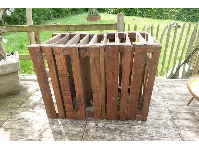 5x lage tafel in hout - afbeelding 2 van  3
