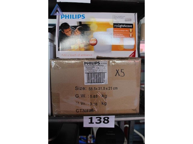 5x led theelichtjes set, philips, mylightaccent natural tealights 3 set, werking niet gekend - afbeelding 1 van  3