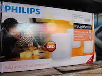 5x led theelichtjes set, philips, mylightaccent natural tealights 3 set, werking niet gekend - afbeelding 2 van  3