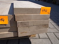 5x massief eiken legborden 60cm - afbeelding 1 van  2