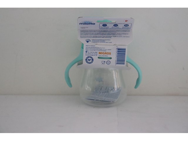 5x milette baby care drinkbeker groen - afbeelding 2 van  2