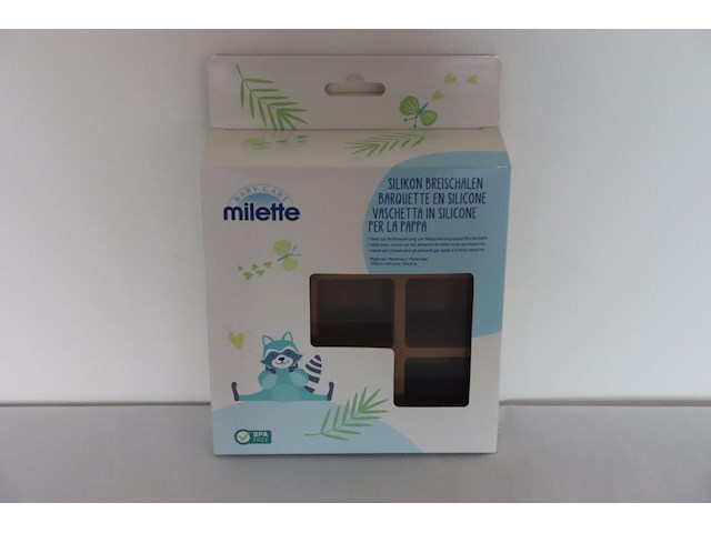 5x milette baby care siliconen papkommetje - afbeelding 1 van  7