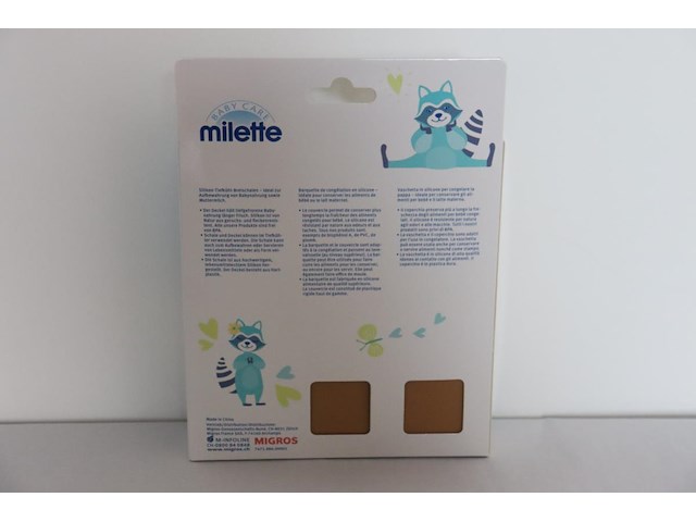 5x milette baby care siliconen papkommetje - afbeelding 2 van  7