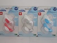 5x milette fopspeen 2 stuks