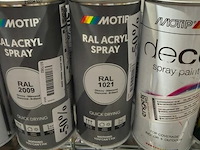 5x motip acryl colza yellow ral1021 400ml (houdbaar tot 2034) - afbeelding 3 van  3