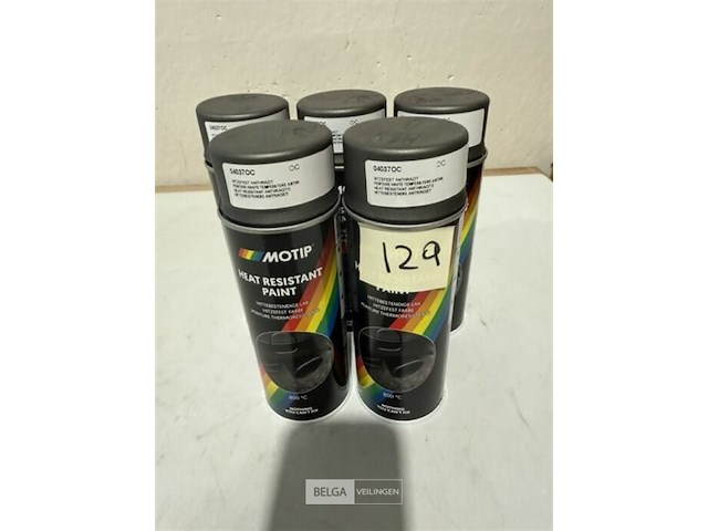5x motip antraciet hittebestendig (800°c) 400ml (houdbaar tot 2034) - afbeelding 1 van  3