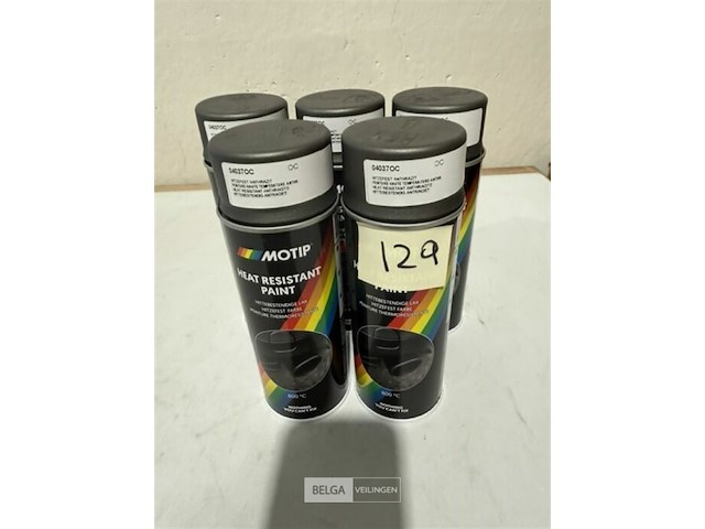 5x motip antraciet hittebestendig (800°c) 400ml (houdbaar tot 2034) - afbeelding 1 van  3