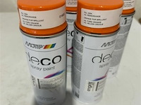 5x motip helder oranje ral2004 400ml (houdbaar tot 2034) - afbeelding 1 van  3