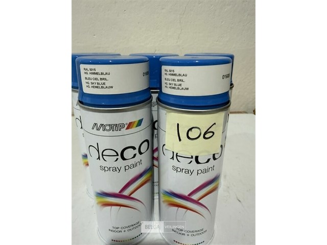 5x motip hemelsblauw ral5015 400ml (houdbaar tot 2034) - afbeelding 3 van  3