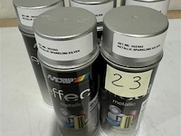 5x motip metallic sparkling silver 400ml (houdbaar tot 2034) - afbeelding 2 van  3
