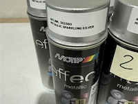 5x motip metallic sparkling silver 400ml (houdbaar tot 2034) - afbeelding 3 van  3