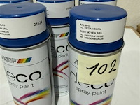 5x motip middenblauw ral5010 400ml (houdbaar tot 2034) - afbeelding 3 van  3