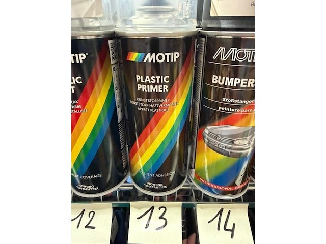 5x motip plastic primer 400ml (houdbaar tot 2034) - afbeelding 2 van  3