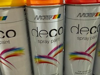 5x motip spray paint pasteloranje ral2003 400ml (houdbaar tot 2034) - afbeelding 3 van  3