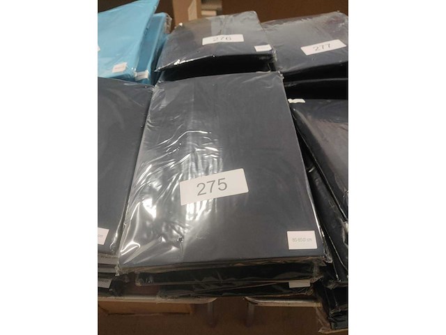 5x navyblauw stretchcover + topcover voor statafel diam.80-85cm. nieuw (5x) - afbeelding 2 van  2