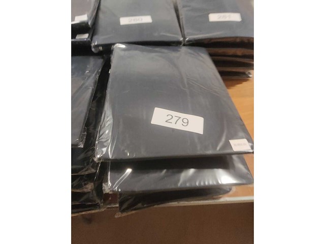 5x navyblauw stretchcover + topcover voor statafel diam.80-85cm. nieuw (5x) - afbeelding 2 van  2