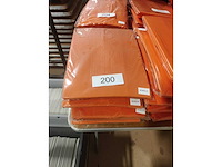 5x oranje stretchcover + topcover voor statafel diam.80-85cm. nieuw (5x) - afbeelding 2 van  2