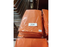 5x oranje stretchcover + topcover voor statafel diam.80-85cm. nieuw (5x) - afbeelding 2 van  2