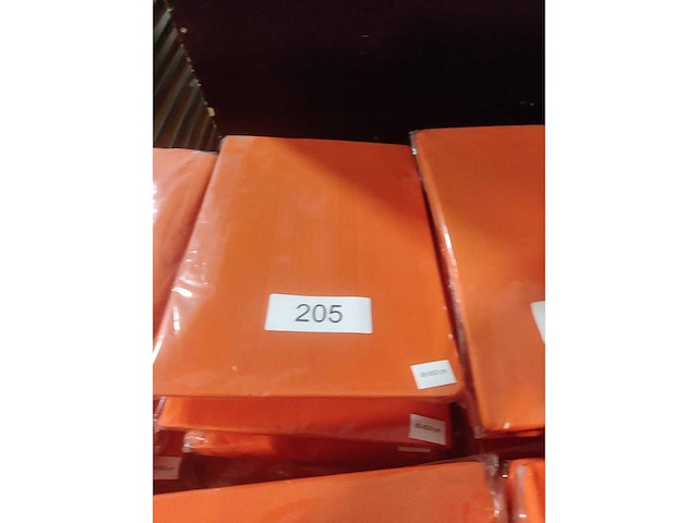 5x oranje stretchcover + topcover voor statafel diam.80-85cm. nieuw (5x) - afbeelding 2 van  2