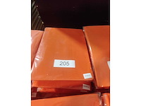 5x oranje stretchcover + topcover voor statafel diam.80-85cm. nieuw (5x) - afbeelding 2 van  2