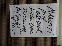 5x outdoor poef manutti - afbeelding 3 van  3