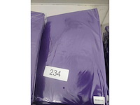 5x paars stretchcover + topcover voor statafel diam.80-85cm. nieuw (5x) - afbeelding 2 van  2